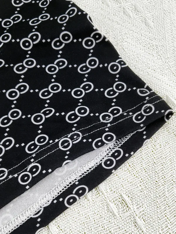 Férfi 4 részes poliészter boxer szett - luxus geometriai és monogram mintás, többszínű fehérnemű — image 6