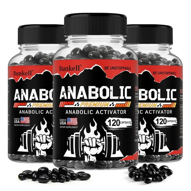 Men’s Muscle Builder Capsules Lean Muscle Growth Strength Endurance Recovery Metabolism & Abs Support 30/60/120 Capsules — image 11