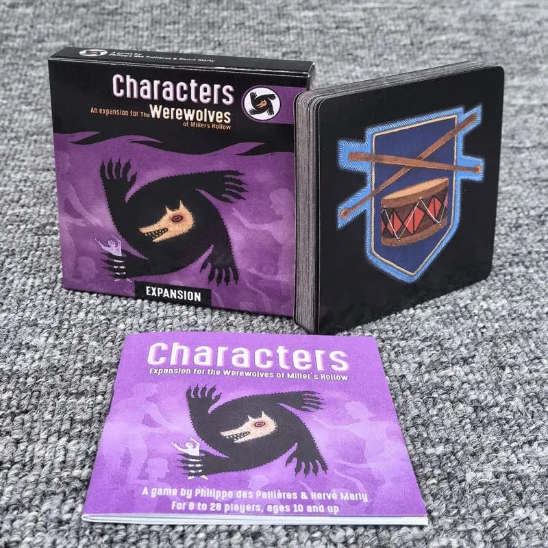 Werewolves of Miller's Hollow Card Game Base Set Characters New Moon Expansion Best of Edition Full Set Party Board Game — image 4