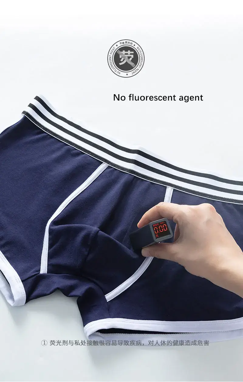 Lelaki Seluar Dalam Lembut Batang Kapas Seluar Dalam Berkualiti Tinggi U Convex Pouch Seluar Dalam Cueca Pinggang Tengah Bernafas Seluar Boxer Homme