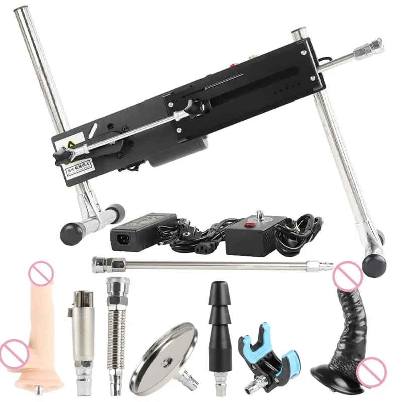 70W/120W/200W Power Sex Machine Silent Adults Masturbation Vac-u Lock Sex Machine With Dildo for Women Sex Toys