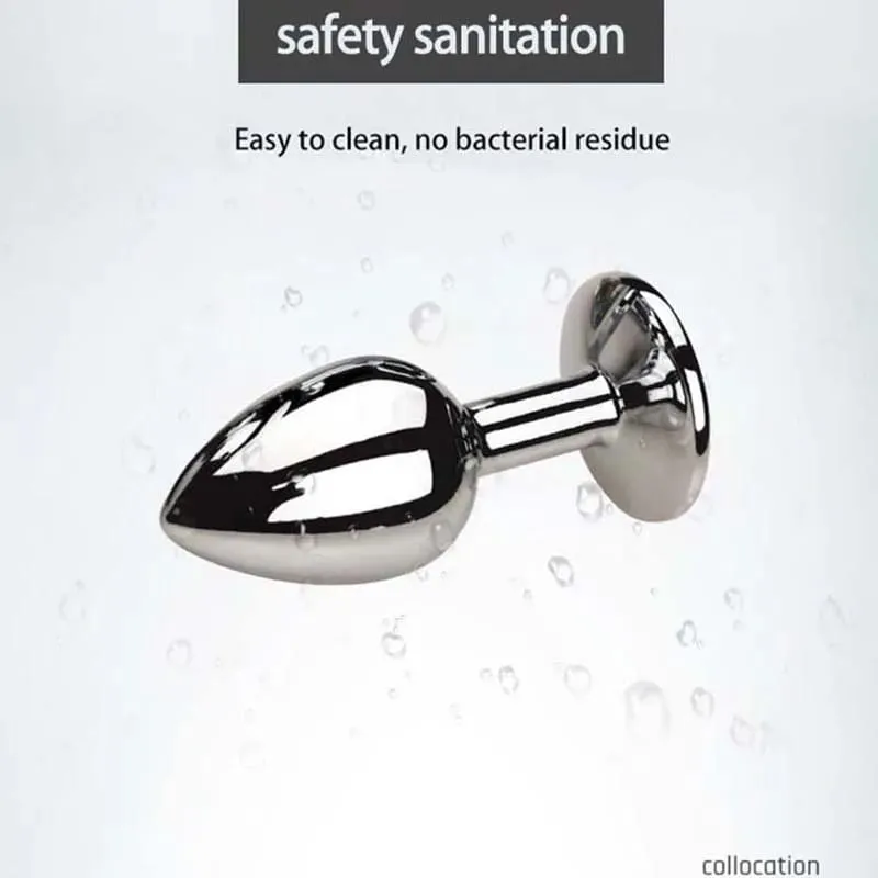 Stainless Steel round Butt Plug Anal Jewelry Stimulator Dildo for Couples Gay Sex Toys Adult Plug — image 5
