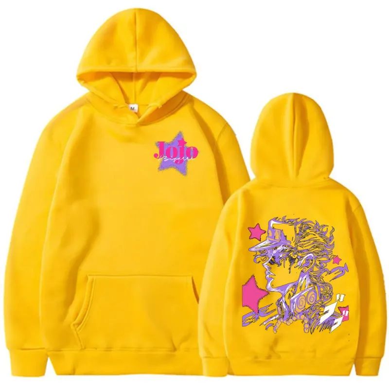 Anime JoJo Bizarre Adventure Kujo Jotaro Hoodies Men Women Clothing Fashion Casual Pullovers Long Sleeves Oversized Sweatshirts — image 11
