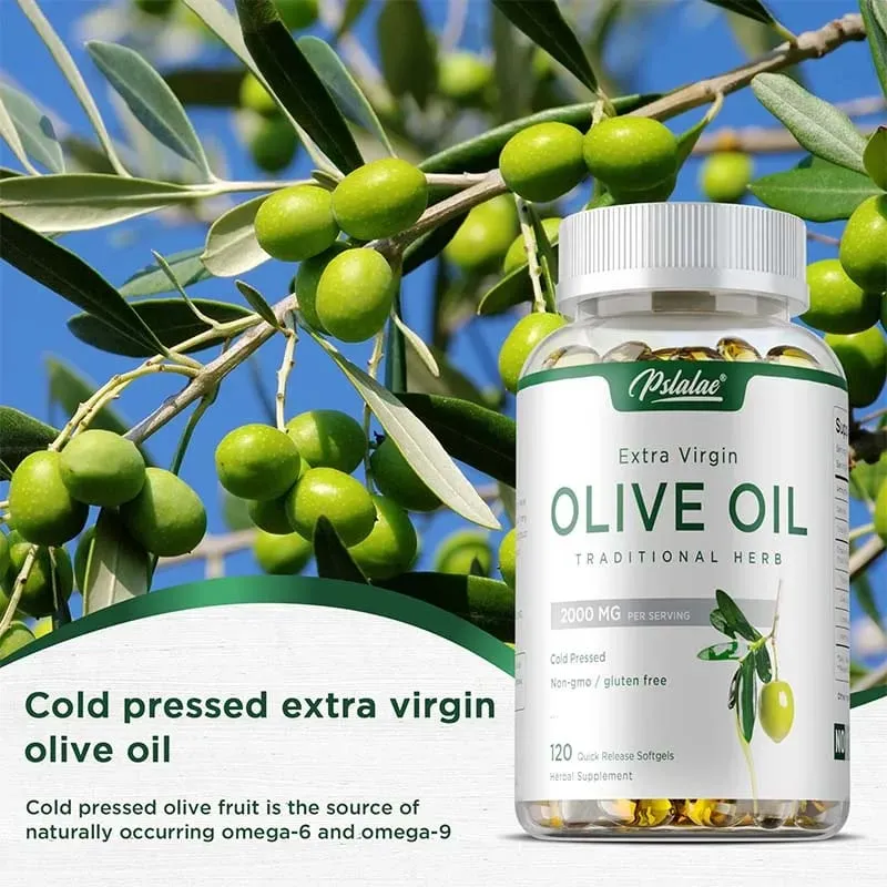 Olive Oil Supplement - Supports Brain Skin and Heart Health Antioxidant Reduces Wrinkles Promotes Cell Repair Boost Vitality — image 4