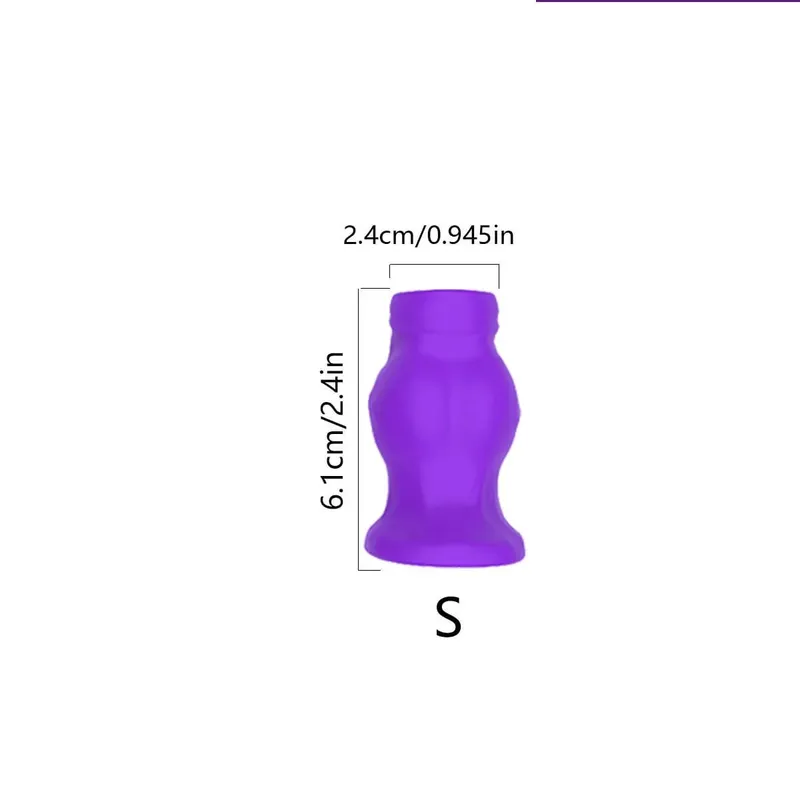 Yumuşak Silikon Içi Boş Anal Plug Tünel Butt Plug Günlük Giyim Flared Taban Lavman Dilatör Erkekler Kadınlar için Anal Eğitmen Seks Oyuncak S/M/L
