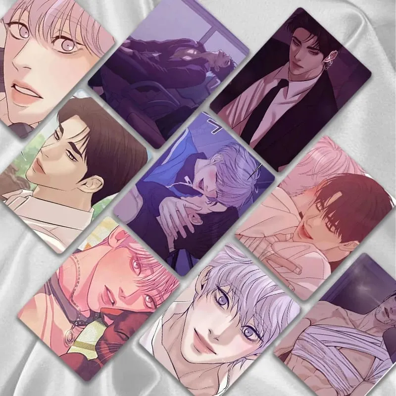Pearl Boy Photo Card Boxed55Zhang 57x86mm Korean slow-speed peripheral laserLOMOCard Anime Postcard — image 4