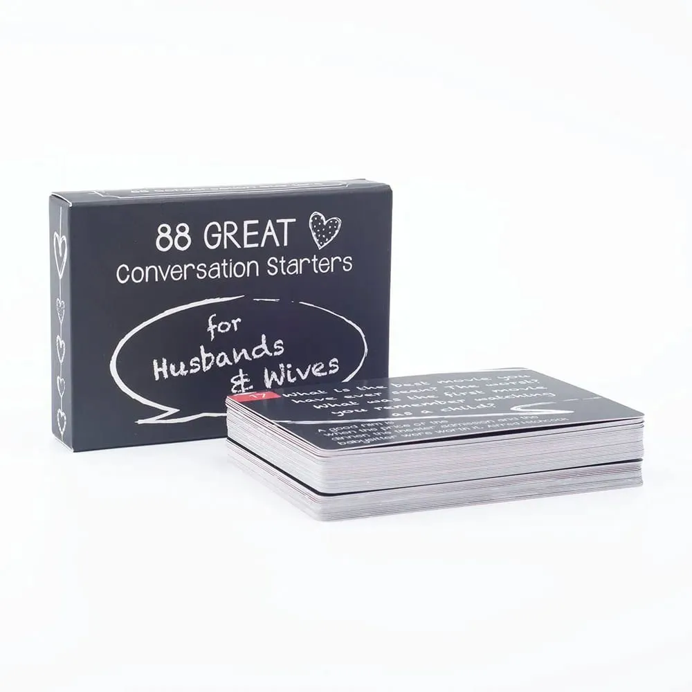 Conversation Starters for Husbands and Wives Couple Game Cards Set for Bedroom Communication and Fun Board Game — image 1