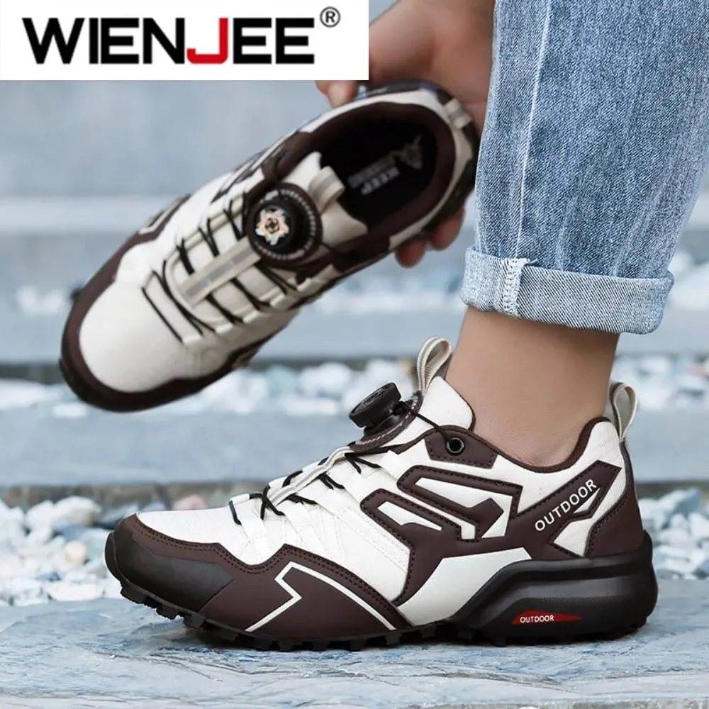 Men's Casual Sports Shoes Size 40-47 Rotating Lace-Up Men's Shoes Outdoor Non-Slip Breathable Comfortable Men's Sports Shoes — image 6