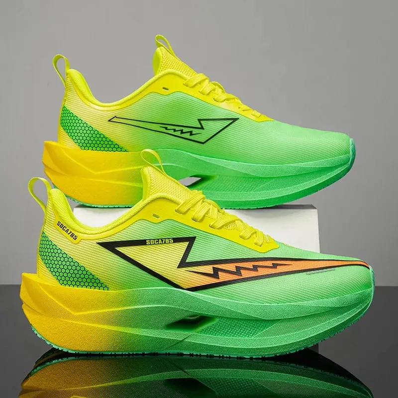 Men Casual Running Shoes Carbon Board Marathon Speciality Sports Breathable Lightweight Woman Comfortable Athletic Sneakers