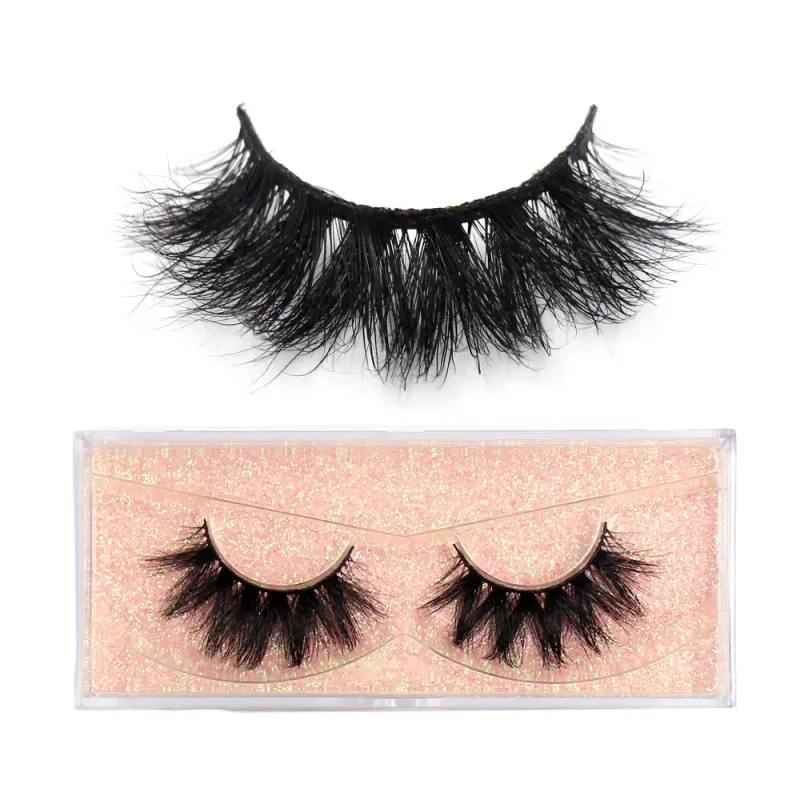 3D Mink Lashes Soft Hair False Eyelashes Fluffy Volume Wispy Fake Eyelashes Extension Makeup