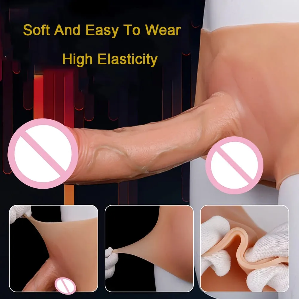 Silicone Strapon Realistic Penis Pants Wearable Solid Dildo Panties Vagina Massager Sex Toys For Women Lesbian Sexy Tools — image 6