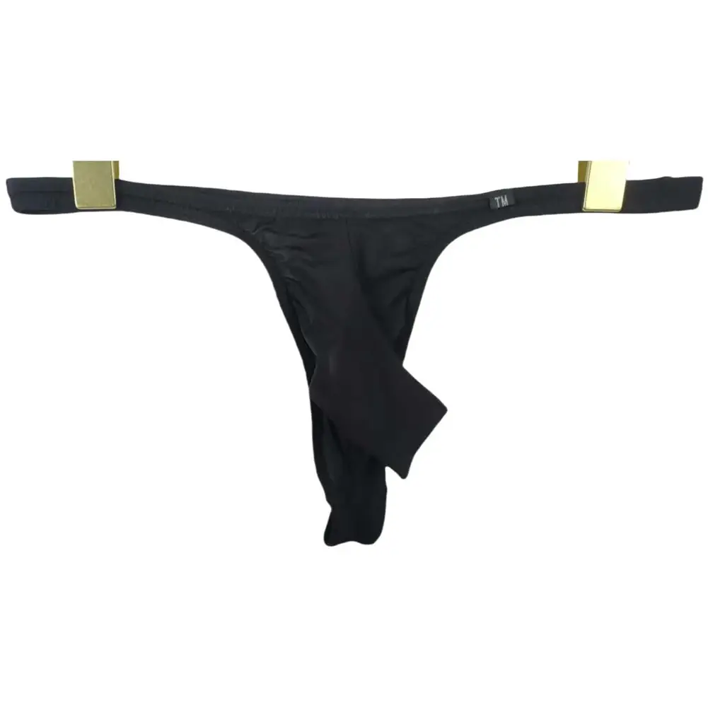 Men Sexy Front Open Pouch Thong G-string T-back Elephant Nose Briefs Underwear — image 3