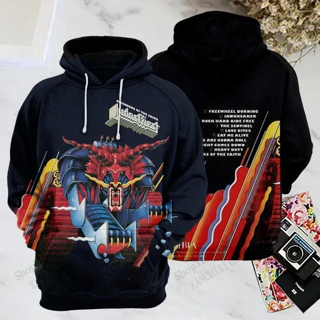 Rock Band Judas Priest 3d Print Hoodies Men Women Fashion Sports Hoodie Sweatshirt Coat Mens Sweats Men Clothes Comfort Moletom — image 8