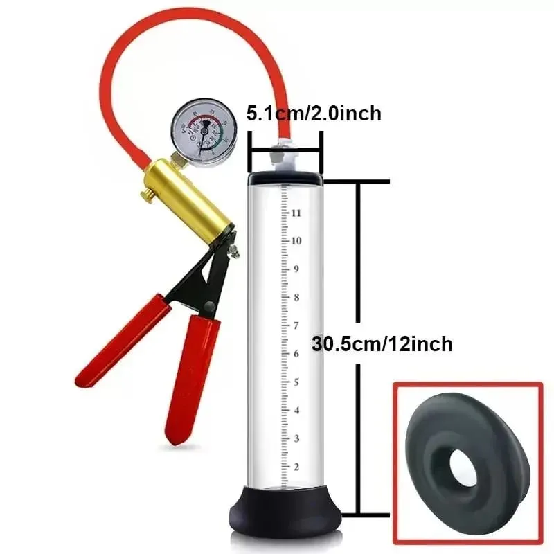 Electric Penis Vacuum Pump with Digital Display Male Enlargement Extender Trainer Rechargeable Adult Masturbation Sex Toy — image 26