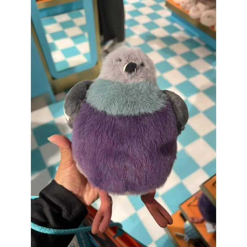 1Pcs Pet Companion Toy Ornaments Parrot Fat Pigeon Bird Plush Doll Toy Christmas Birthday Girl Gift — image 2