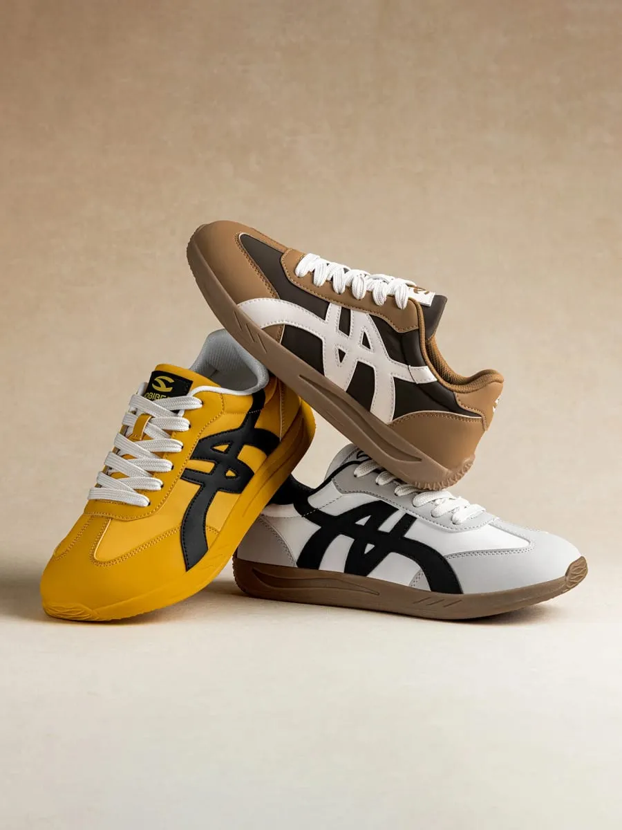 Barefoot Shoes Unisex Wide Width Artificial Leather Sneakers Classic Retro Minimalist Walking Shoes