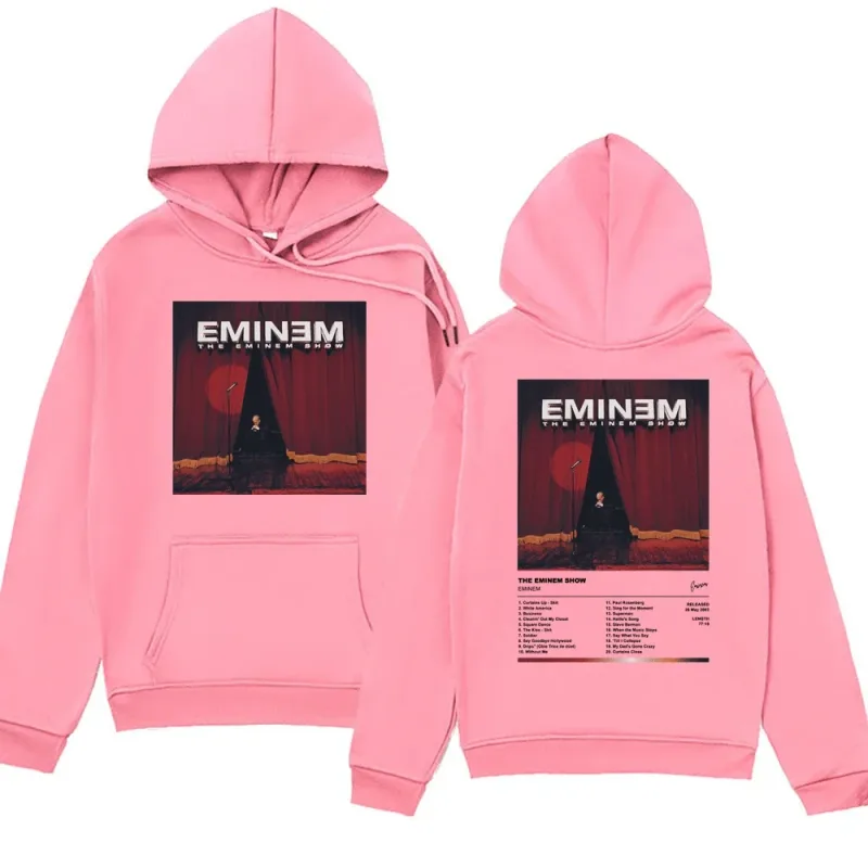 Eminem singer men's and women's hooded sweatshirts 90s retro Harajuku clothing casual hoodies fashionable hooded sweatshirts — image 8