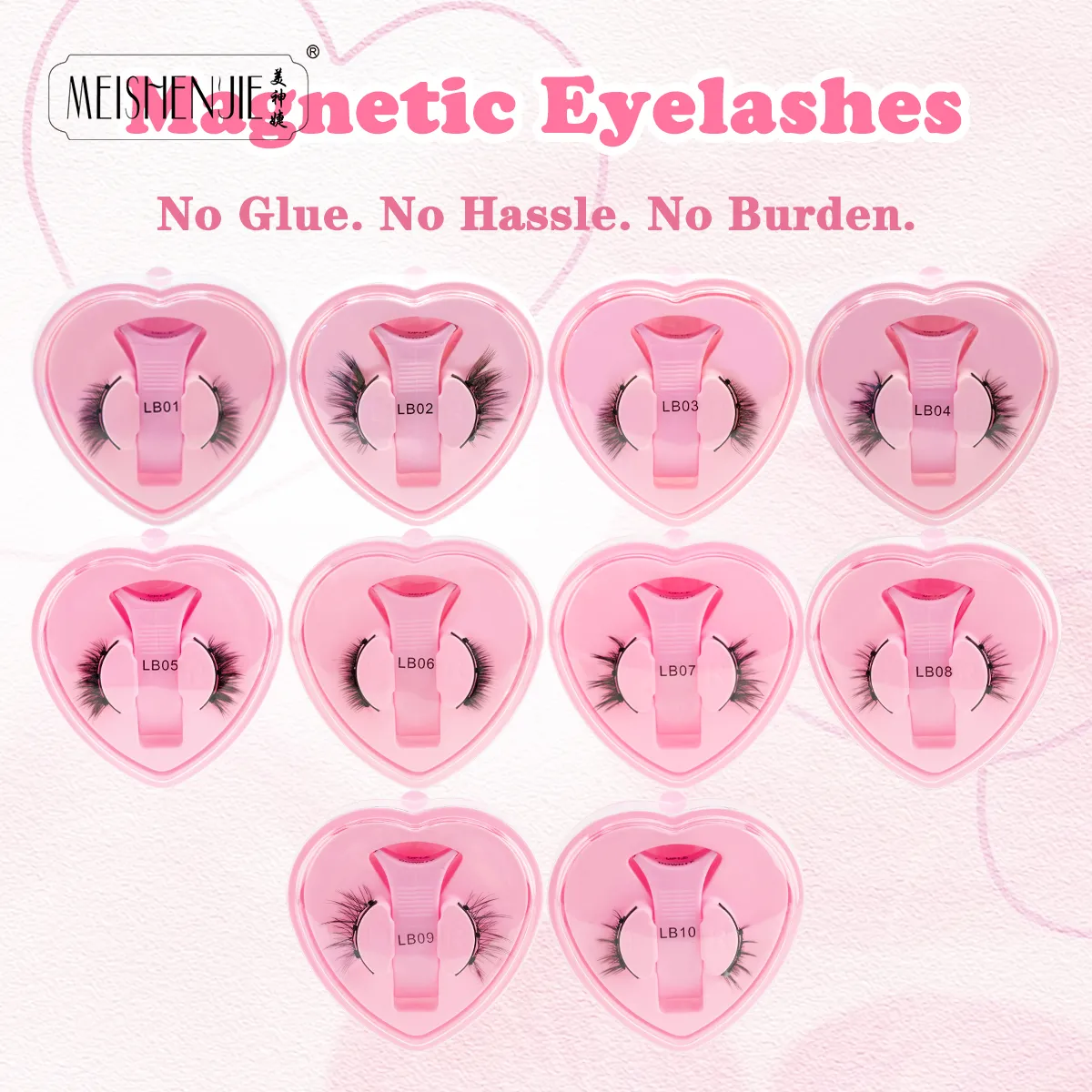 Magnetic Eyelashes 1Pcs No Glue Needed Reusable Natural Look 3D Lashes Easy Apply Soft Magnetic Lashes Kit for Eye Makeup — image 5
