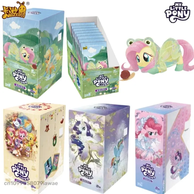 Authentic My Little Pony Friendship Forever Moon 12 11 10 Series Collectible Cards Fluttershy Anime Merchandise Gifts — image 1