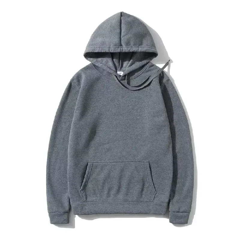 Men's and Women's Solid Color Pocket Hoodies Sports Fitness Sweatshirts Fashionable Casual Pullovers Multi Color — image 13