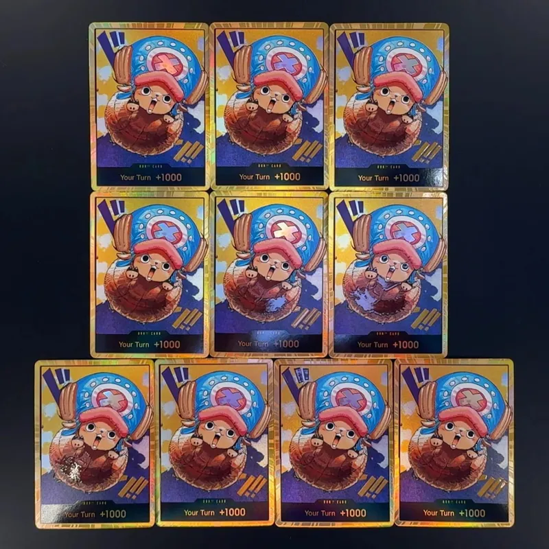 One Piece OPCG English Golden Holographic 3D Textured DON card Straw Hat Crew x Lakers DON card Anime Collectible Cards — image 12