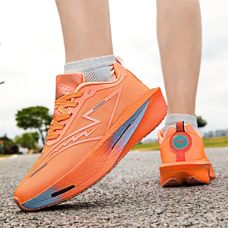 Marathon Men Running Shoes Carbon Board Speciality Sports Breathable Lightweight Women's Comfortable Athletic Chunta Sneakers — image 4