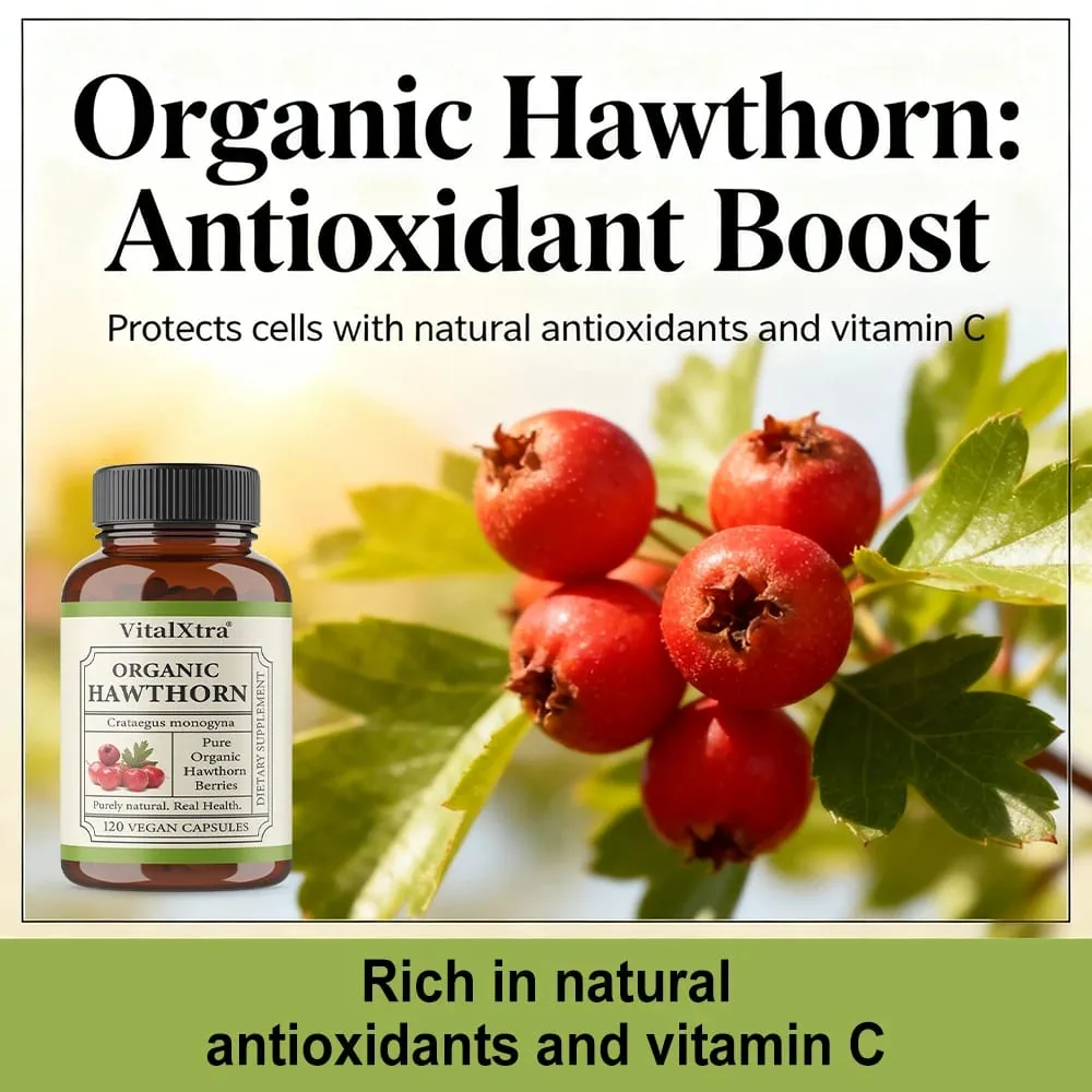 Ultra-Potential Hawthorn Extract Capsules Supports Digestion Heart Health and Blood Sugar Control Promotes Digestive Health — image 5