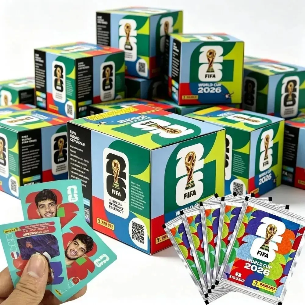 Hot Genuine Panini 2026 World Cup stickers random star players fun Card Games premium collectibles loved by football fans。 — image 1