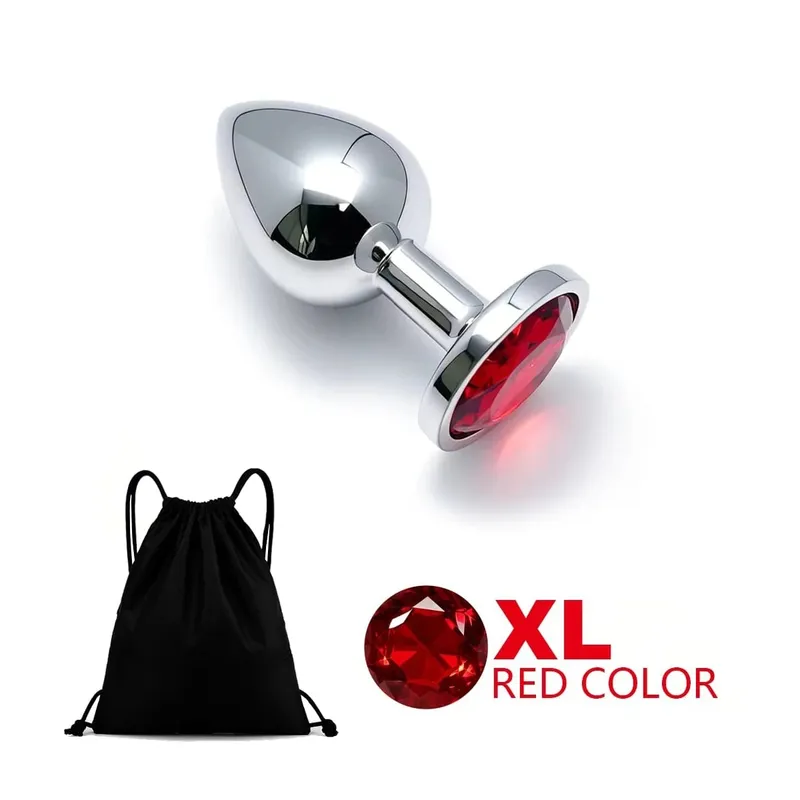 5 Size Metal Anal Plug Butt Plug Sex Toy Butt Toy for Women Men Couples Adult Game Masturbator Anal Diamond Sex Toys — image 24