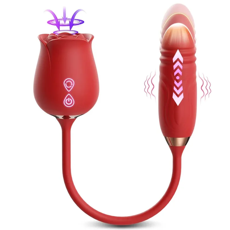 Clit Sucker Vibrator for Women Sucking Clitoris Stimulator with Thrusting Egg Female Masturbation Adult Goods Sex Toy for Women