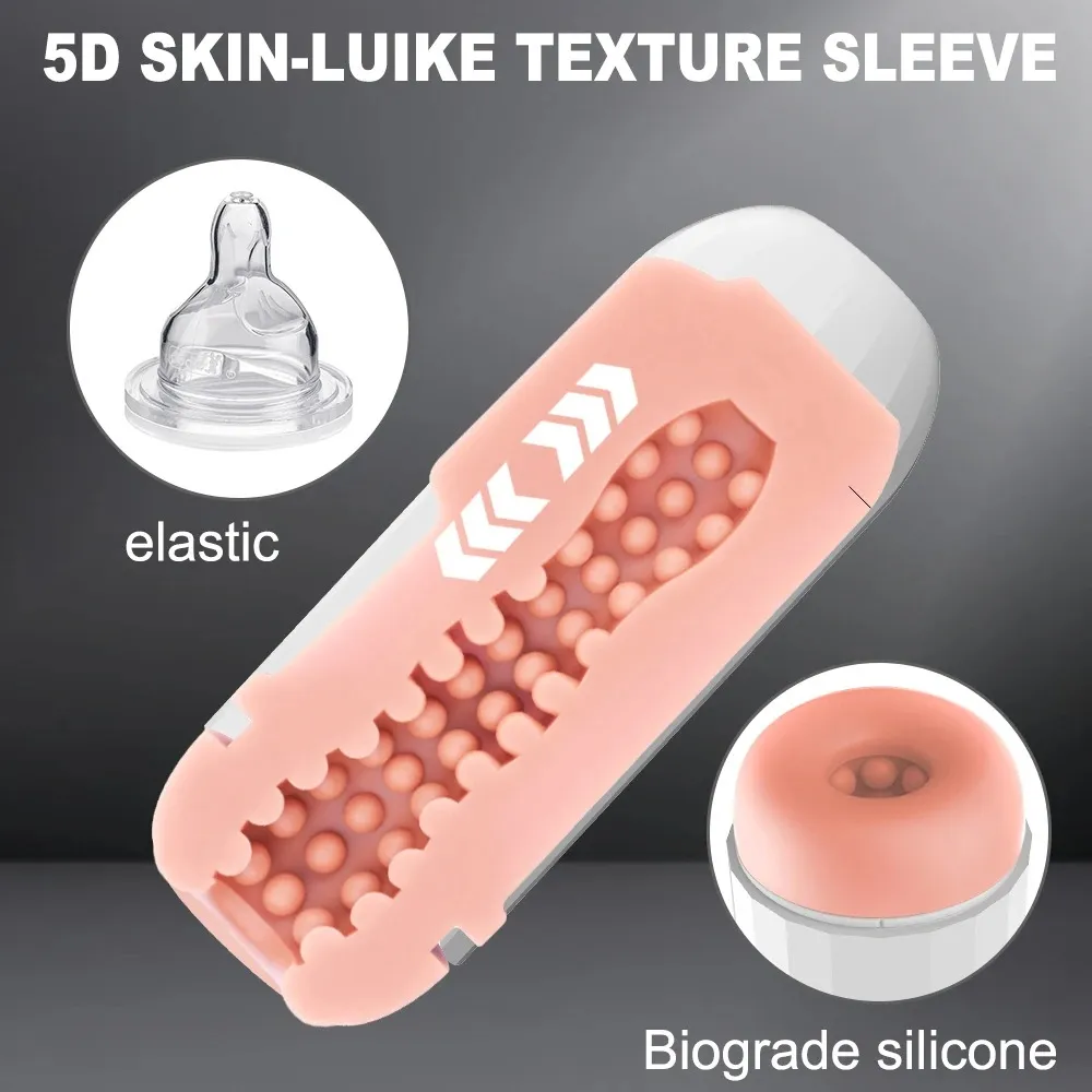 Male Masturbator Cup Blowjob Sex Machines Pocket Pussy Erotic Adult Sex Toys For Men Glans Trainer Sexy Accessories for Men — image 3
