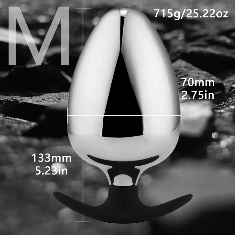 Metal Butt Plug Mga Pang-adultong Erotikong Laruan BDSM Butt Plug Pull Couples Flirting Room Laruan Anal Dilator Masturbators Sex Tools Anal Beads — image 8