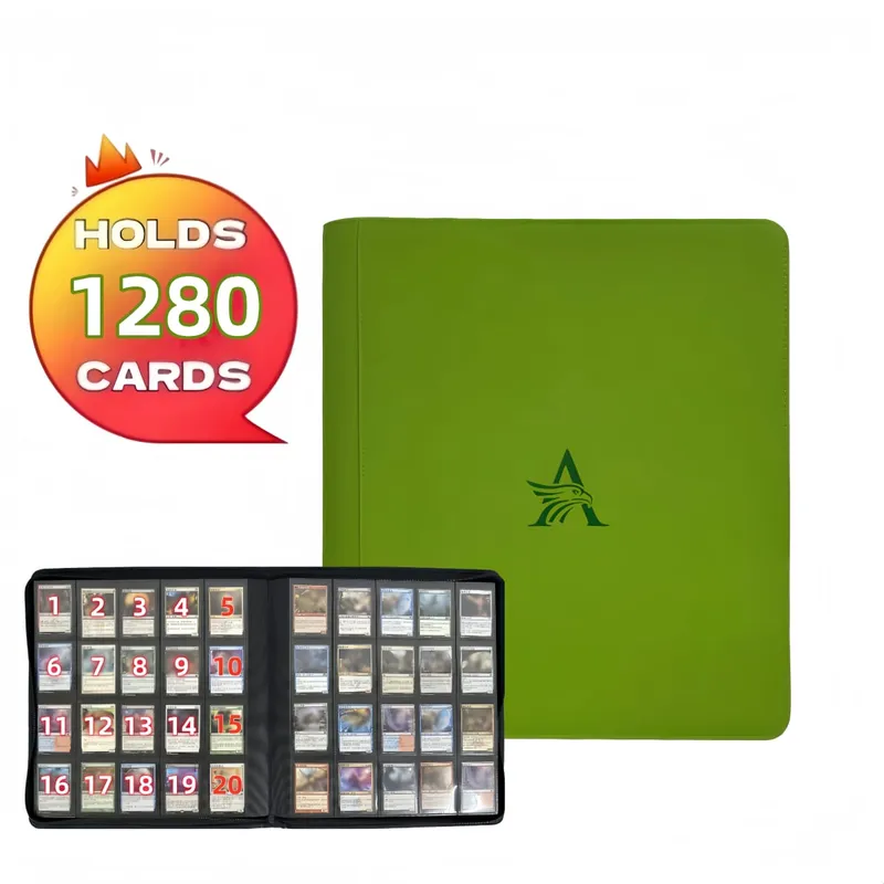 Premium 20 Pocket Card Binder –1280 Collection Binder Folder Card Album Card Holder Fit for TCG & Sports Cards. Collector's Drea — image 7