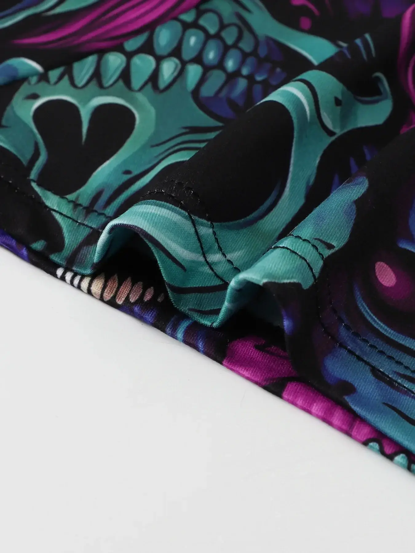5PCS Random Men's Breathable Boxer Underwear with Colorful Graffiti Patterns Elastic Waistband Trendy and Fashionable Underwear — image 5