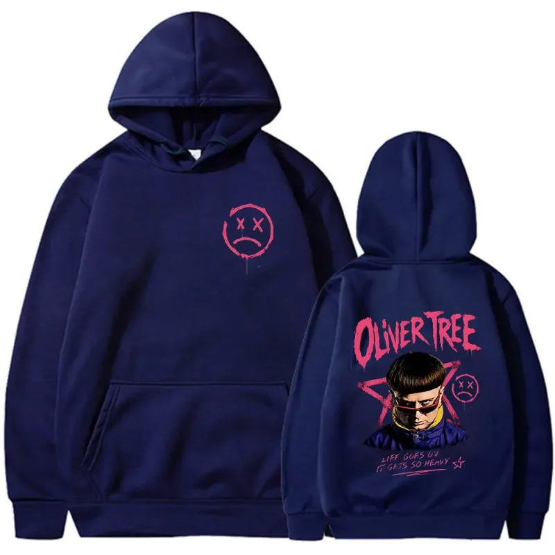 Rest in Peace Oliver Tree Hoodies Tribute Life Goes on 1993-2026 Memorial Sweatshirts Men Fashion Oversized Casual Pullovers