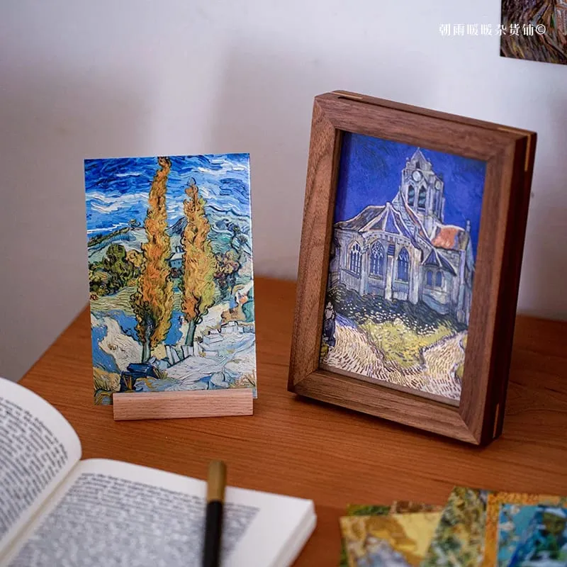 Chaoyu 30 Van Gogh Oil Painting Postcards High-End Vintage Artistic Wall Decoration Cards Ins Birthday Gift — image 5