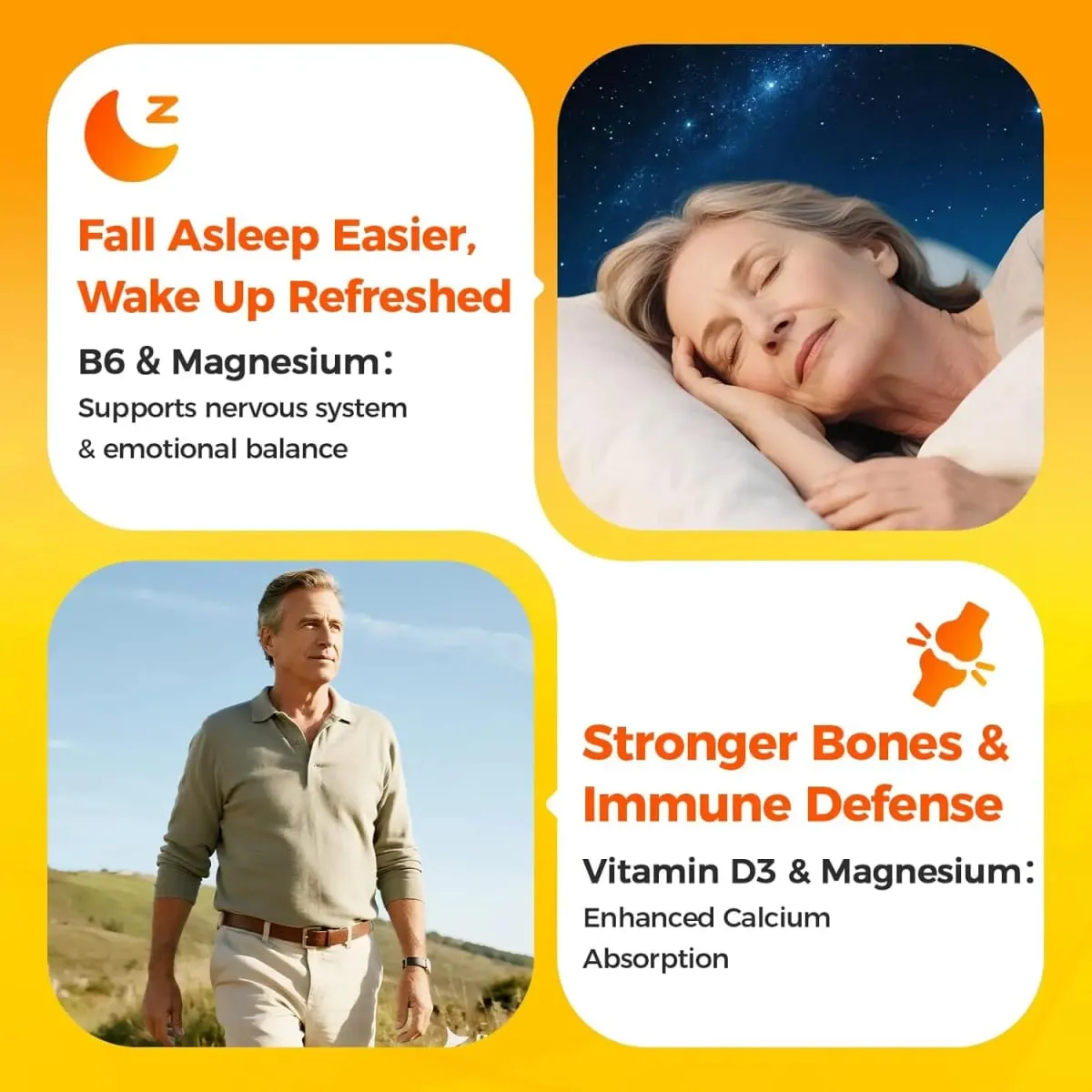Alliwise Magnesium Glycinate 400mg Συμπλήρωμα ορυκτών για γυναίκες και άνδρες Φυσική υποστήριξη ύπνου Υγεία οστών Ανοσία Υποστήριξη διάθεσης — image 5