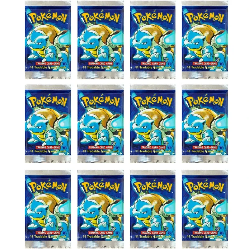 Pokémon Booster Packs Base Fossil Jungle 9 single bags 1 pack/11 Cards and Booster Box 3 1Box/36 Packs models Proxy Game Cards