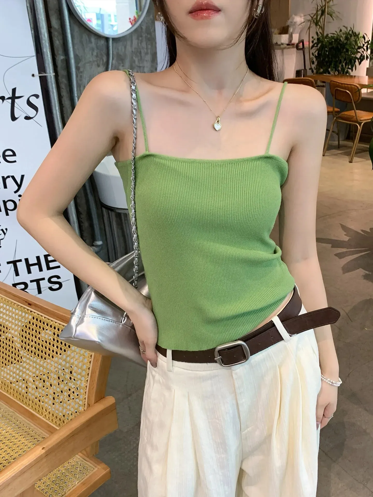 Backless Strap Tank Top Casual Women Halter Crop Tops Summer Sleeveless Camis Slim Solid Short Female Tube Cropped Vest 2026 — image 14
