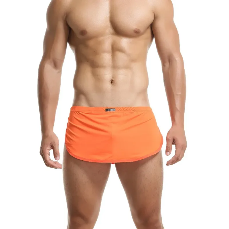 Front and rear independent two-piece silky pajama pants wholesale and foreign trade agency men's home underwear — image 4