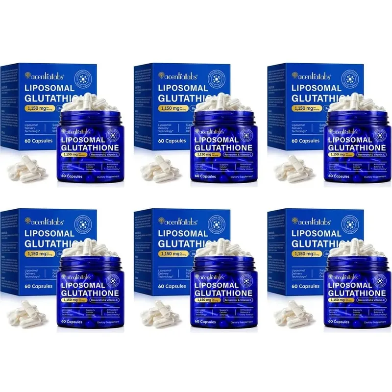 Cápsulas de glutatión liposomal con resveratrol y vitamina C para defensa antioxidante, soporte inmunológico y celular, 60 cápsulas — image 12