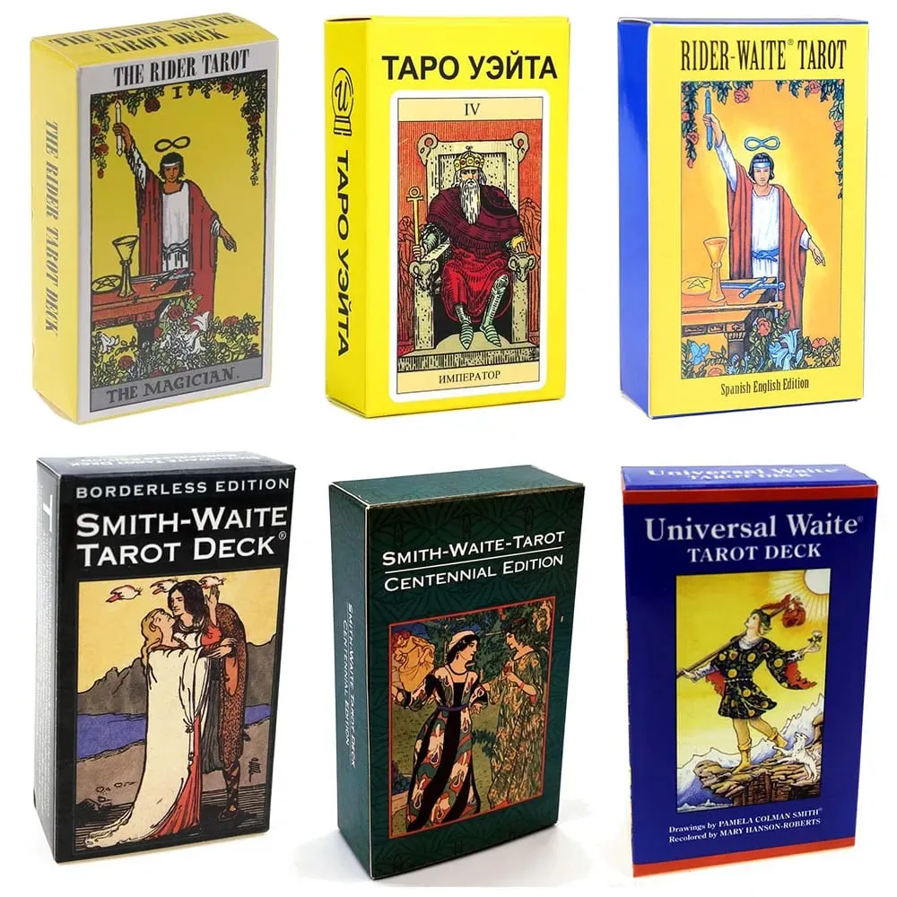 Rider Waite Tarot Card Divination Personal Use Tarot Deck Full English Spanish Version Oracles Deck for Girl Board Playing Game — image 1