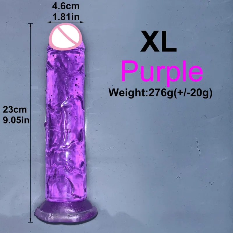 Ucuz 5 Renk Küçük Şeffaf Yapay Penis Vantuz Jöle Dick Kadın Erotik Anal Seks Oyuncakları Yumuşak Klitoris Vajinal Masturbators Penis — image 16