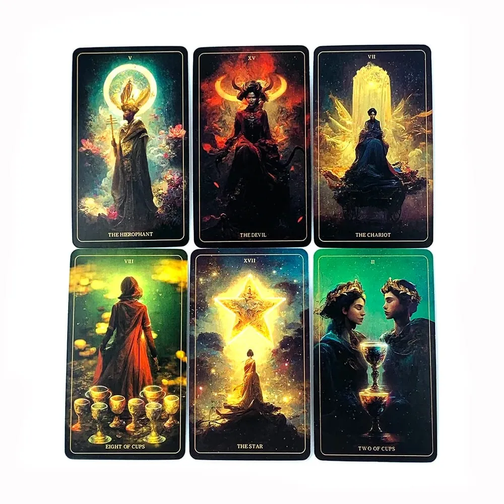 Tarot Deck A 78PCS Cards Deck Fate Divination Table Games Family Party Entertainment Game Tools Spiritual Guidance & Collectors — image 5
