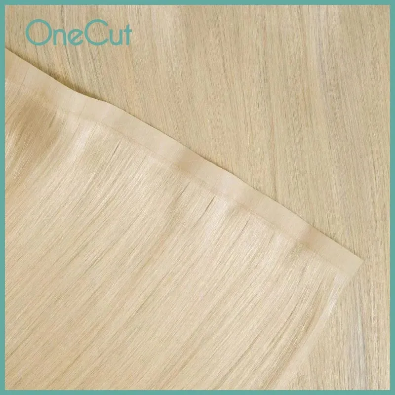 Tape PU Hair Weft Straight Raw Virgin Brazilian Sew In Double Drawn High Quality Bundle Natural Real Human Hair Weave 14-28inch — image 6