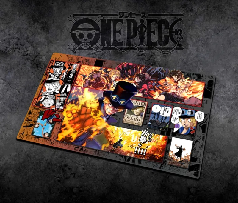 60*35cm Anime One Piece OPCG GAME Card Siri Komik PlayMat Empat Maharaja Baharu Mengajar Shankusu Buggy Luffy Mainan Koleksi Helikopter — image 29