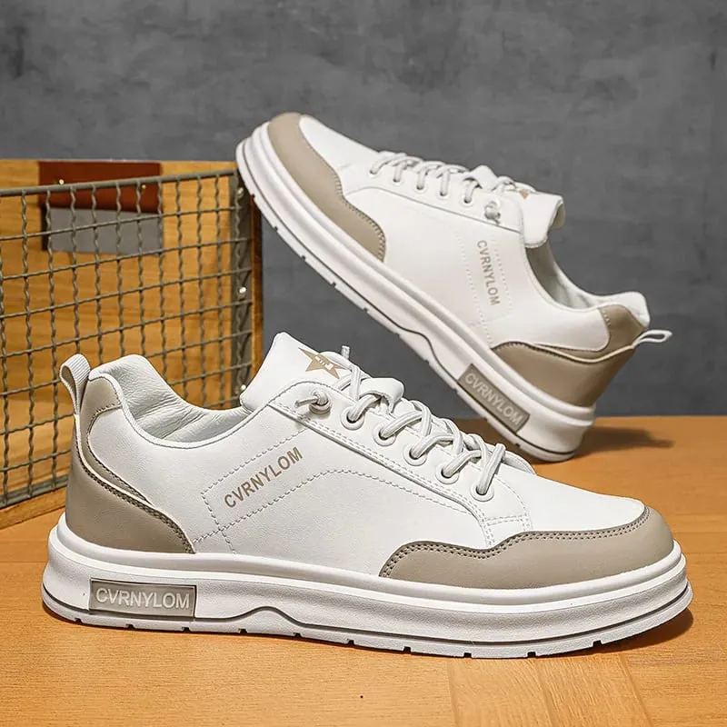 Spring Summer Men Sneakers Breathable Casual Board Shoes Platform Chunky Slip-On Lightweight Walking Footwear Trendy Male — image 4