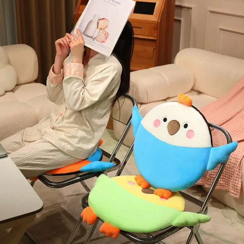 Bird Series Plush Cushion Squishy Stuffed Cushion Soft Floor Sofa Seat Cushion Home Decor Toys Creative Birthday Surprise Gifts — image 3