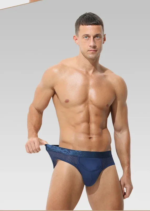 Bullet Separation Panties Men's Sexy U-Convex Briefs Vein Ice Silk Scrotal Rim Sperm Cord Shorts Varicose Heads — image 24