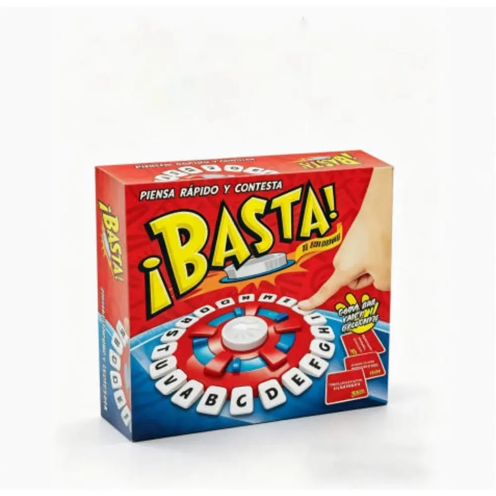 New Model Basta Spanish Word Game Interactive Letter Pressing Board Game for Family Fun and Learning Activities — image 5
